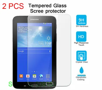 2 KS 9H Premium Tvrdeného Skla Pre Samsung Galaxy Tab 3 7.0 Lite T110 T111 T116 SM-T110 Tablet Tvrdeného Ochranné Obrazovke film
