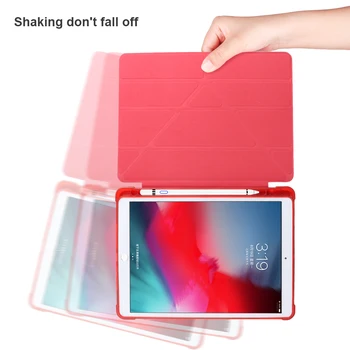 Pre iPad 10.2 Prípade S Ceruzkou Držiteľ Kožený Kryt Pre iPad Pro 10.5 Vzduchu 3 2019 Prípade Smart Cover Pre iPad 7. Generácie Prípadoch
