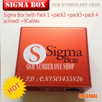 2020 Najnovšie Originálne Sigma box + 9 Kábel nová aktualizácia forhuawei s Pack1+Pack2+Pack3 + Pack4