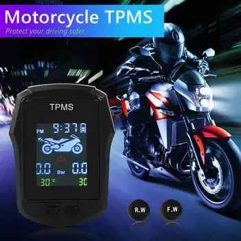 Nový Vodotesný Motocykel TPMS Motorke Elektrický Bicykel Pneumatiky Monitorovania Tlaku v Pneumatikách Systém s Vonkajšími Senzormi na motocykel