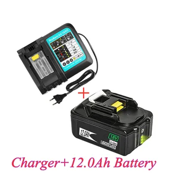 18V 12.0 Ah Nabíjacie Battery12000mAh Li-Ion Batéria, Výmena napájacích Nástroj Batéria pre MAKITA BL1880 BL1860 BL1830+3A Nabíjačky