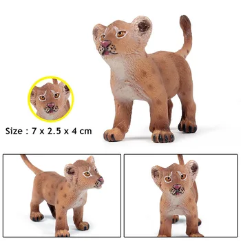 Najpredávanejšie Pôvodných Divých Zvierat Kráľ lesa lev Model Akcie Obrázok Figúrky Miniatúrne Zbierku Hračiek Pre Deti