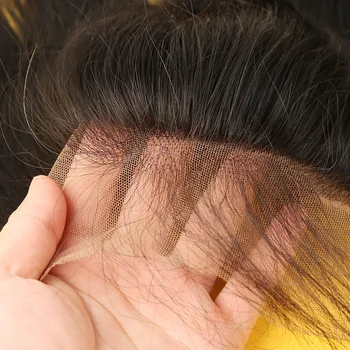 Brazílsky Rovné Vlasy 13*4 Čipky Čelnej Uzavretie Uzlov Bielený S Baby Vlasy Ľudské Vlasy, Remy Vlasy Rozšírenia