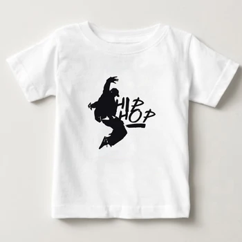Rap Štýlu Deti Chlapcov, Oblečenie pre Deti, Hip-hop Dizajn Cool Vytlačené T-Shirt Oblečenie Listov Tlač Topy Oblečenie pre 3T-8T deti oblečenie