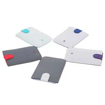 LKEEP Ultra Slim Vytiahnuť Karty Držiteľom Farebné Gradient Smart Card Mužov Peňaženky Peniaze Tašky Prenosné Karty, Peniaze, Ženy Krátke Peňaženky