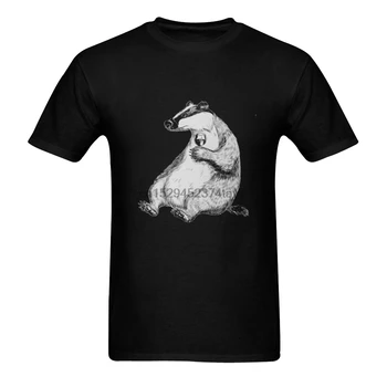 Jazvec s Vínom Klasické pánske T-shirt (USA Veľkosti)
