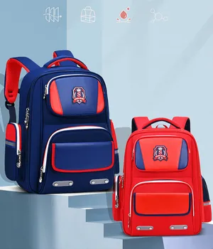Britský štýl Detí schoolbags pre triedy 1-3-6 deti ortopedické školské batohy Veľké kapacity základnej školy tašky mochila