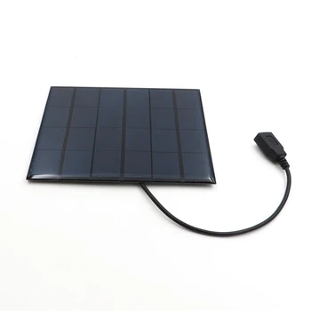 6 V 3.5 W Solárny Panel Prenosný Mini Sunpower DIY Modul Systém Pre Solárne Lampy Batérie Hračky Nabíjačka Telefónu Buniek 6V Watt Volt