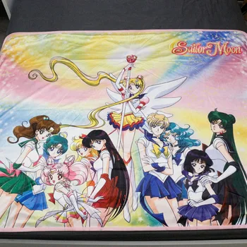 15/štýl Sailor Moon Deka Cosplay Rekvizity Mäkké Flanelové Ženy, Dievčatá posteľná bielizeň Príslušenstvo Chibiusa Bedsheet