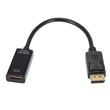 10pcs/veľa DP-HDMI 4K Kábel Adaptéra Mužov a Žien Pre HP/DELL Laptop PC, Displej Port, 4K 1080P HDMI kábel Kábel Adaptéra Konvertor