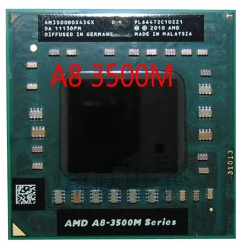 Originálne procesory AMD Quad-Core A8-3500M 1,5 Ghz, Socket FS1 A8 3500M AM3500DDX43GX A8-Series notebook APU Notebooky notebook doprava zadarmo