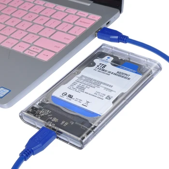 DeepFox HDD Enclosure 2.5 palcový SATA na USB 3.0 Pevného Disku Box SSD Adaptér pre Macbook Notebook Podporu 2TB SSD