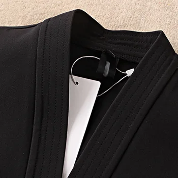 Nový kórejský dámske Čierne Sako, Vesta Bežné Štíhle Dámy bez Rukávov Office Suit Vysoko Kvalitný Elegantný Kabát