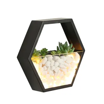 (WECUS) Nordic simulácia rastlín nástenné svietidlo, spálňa, nočné lampy, tvorivé rastlín dekoratívne nástenné svietidlo
