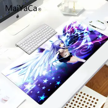 MaiYaCa Nový Dizajn Angel Beats Comfort Mouse Mat Gaming Mousepad Notebook Herný Lockedge Myší Mousepad