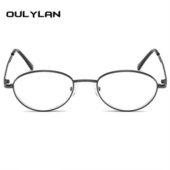 Oulylan Anti Modrý-ľahký Okuliare na Čítanie Ženy Oválny Dizajn Počítača Okuliare Mužov Presbyopia Okuliare Diopter +1.0 2.0 3.0 3.5