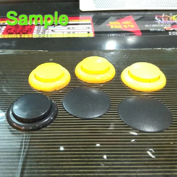 10 ks / veľa 30mm otvorom plug tlačidlo kryt Snap V Typ Arcade stlačte Tlačidlo 3 farby k dispozícii