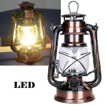 1 Ks LED Olej Lampa Železný Svietnik 2021 Sviečka Petrolej Lampy Prenosné Alkoholu Lampy, Osvetlenie Novosti Darček Vianočné Dekorácie