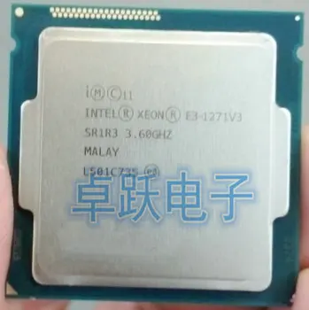 Intel Pôvodné E3-1271V3 E3-1271 V3 E3 1271 V3 CPU Procesor 3.6 G 1150pin 80W 22nm Quad Core scrattered kusov doprava zadarmo