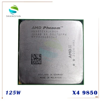 AMD Phenom X4, 9850 Quad-Core Ploche 2,5 GHz CPU HD985ZXAJ4BGH HD9850XAJ4BGH Socket AM2+/940pin