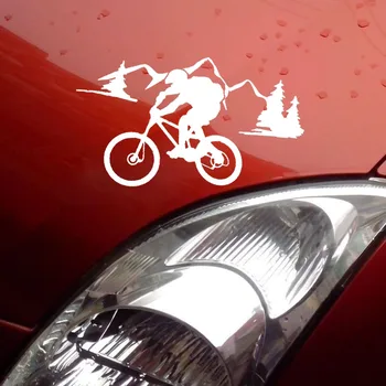 Auto Samolepky Dekor Motocykel DecalsCozy Jazda na Horských Cesta Charakteristické Dekoratívne Doplnky Tvorivé PVC,19 cm*12 cm