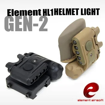Prvok Airsoft HL1 Gen2 Prilba Svetla Nastavenie IR Baterka Červené Biele LED Taktické Svetlo Softair Časti Lov Príslušenstvo EX029