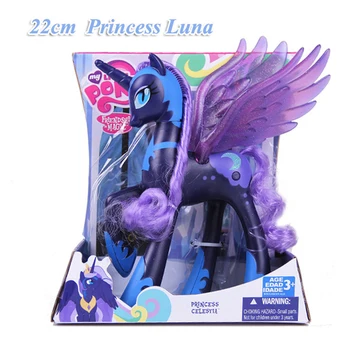 Hasbro Môj Malý Pony Priateľstvo Je Magic Princess Princezná Celestia Luna Hračky, Dekorácie, Hračky Dievča Darčeky 22 cm