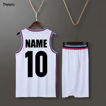 Mládež Basketbal Jersey pre Deti Vlastné Dospelých Uniformy Sport Kit Školenia Basketbalové Dresy, Košele s Šortky Nastaví Meno Počet
