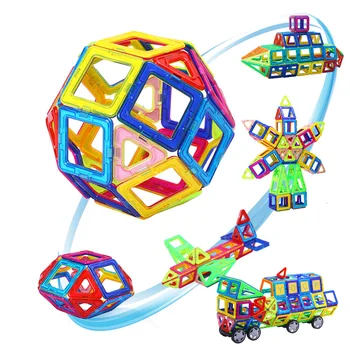 264pcs Mini Magnetické Dizajnér stavebnicový Model & Budovy Plastové Magnetické Bloky Vzdelávacie Hračky Pre Deti Darček