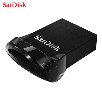 SanDisk USB Pôvodného 3.1 Flash Ultra Super Mini Pero Disk 16GB 32GB 64GB 128 GB Memory stick Až 130MB/s kl ' úč