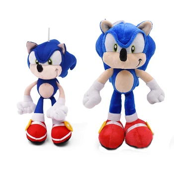 28 CM Sonic Plyšové Hračky, Bábiky Modrá Tieň Sonic Plyšové Mäkké Plyšové Hračky Bavlna Anime Plyšové Bábiky Pre Deti Narodeninám