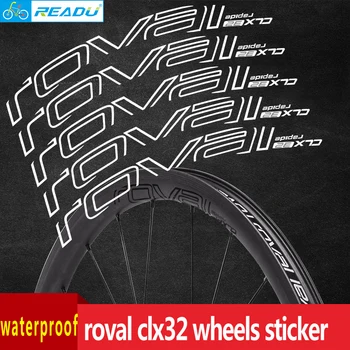 Roval clx32mm rim hĺbka nálepky cestný bicykel kolesa obtlačky kolesá nastaviť waterprof nálepky na dvoch kolesách