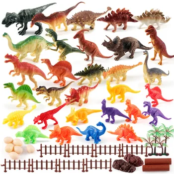 50pcs Simulácia Hračka Dinosaur Nastaviť Dinosaura Úložný Box Deti Hračky, Dekorácie Prázdninový Darček