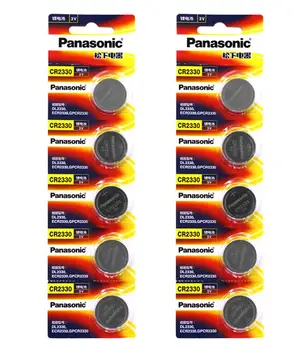 20pcs/veľa Panasonic CR2330 CR 2330 3V Lítiová gombíková Batéria gombíkovej Batérie Pre Hračky, Hodinky a Budík