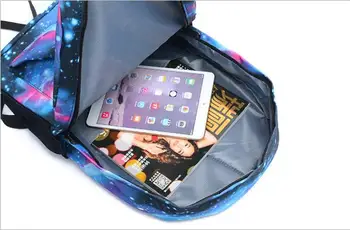 SCP Bezpečné Obsahovať Chrániť Školské tašky noctilucous Svetelný batoh študent taška na Notebook Denne batoh Svietiť v Tme Mochila