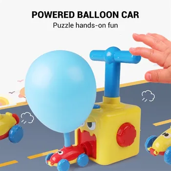 Deti Inerciálnych Power Ball Auto Veda Experiment Hračky Puzzle Zábava Inerciálnych Balóny Autá, Hračky, Puzzle, Hračky Pre Deti Darček