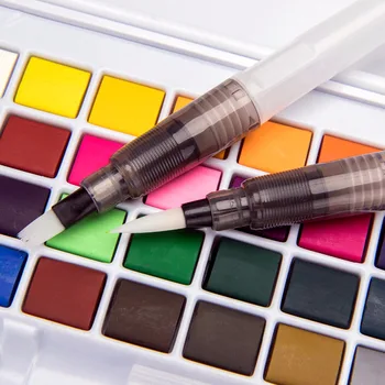 BN 36COLOUR Akvarelové Farby S Vodou Farby Palety Pevné Vodné Farby Laku Set Pre Školy, Umelec, Kreslenie, Maľovanie Dodávky