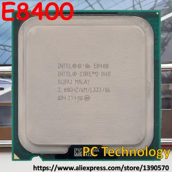 Originálne procesory Intel Core 2 Duo CPU E8400 Procesor 3.00 Ghz 6M 1333MHz Socket 775 loď sa v rámci 1 deň
