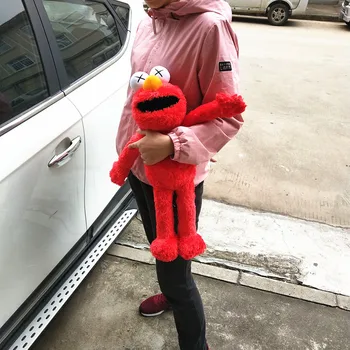 35/60/70 cm Sesame Street Šaty Elmo BigBird CookieMonster Abby Plnené Plyšové Hračky Bábiky Pre Deti Narodeninám