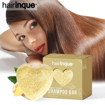 Nové HAIRINQUE Zázvor Šampón Bar vypadávanie vlasov, šampón, mydlo prírodné zložky Bez chemických konzervačných látok šampón 11.11