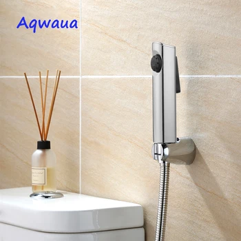 Aqwaua Kúpeľni, Bidet, Wc Sprcha Strane Postrekovač Sprcha Hlavu Pochrómovaný Veľkoobchod Hygienické Sprcha Príslušenstvo Tašky