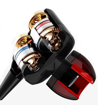 Dvojité Jednotka Jednotka In-Ear Slúchadlá pre Doogee Strieľať 2 X30 X20 S60 BL12000 Pro BL7000 Y6 Stereo Headset Slúchadlo Fone De Ouvido