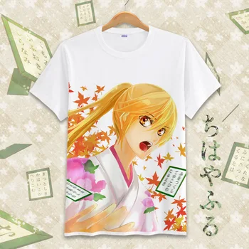 Chihayafuru T-shirt Chihayafuru Ayase Chihaya t shirt lete Wakamiya Shinobu cosplay T Shirt Anime, Komiksu, snehuliak tee tričko