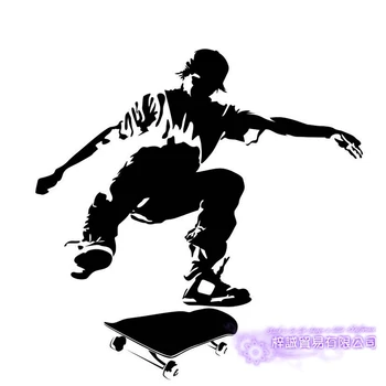Skateboard Nálepky Odtlačkový Lyžovanie Ľadové Športy Plagáty Vinyl Pegatina Stenu Dekor Nástenná Maľba Skateboard Auto Odtlačkový