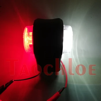 2 ks 12V 24V Truck Parkovanie, Svetlá Biela Červená LED Pozícia Svetiel Prívesu Traktora Strane Značku Indikátora Lampy, Svetlá Odbavenie