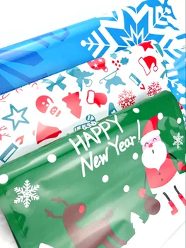 24PCS Vianočné Darčekové Tašky Najrôznejších Štýlov Šnúrkou Darčekové Balenie Vianočné Goody Tašky pre Dovolenku