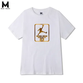 2020 Pánske Letné Hot New-Krátke rukávy T-shirt Trend Mužov okolo Krku 23 Tlačiť T-shirt Kvalitnú Módu Bežné Muži T-shirt