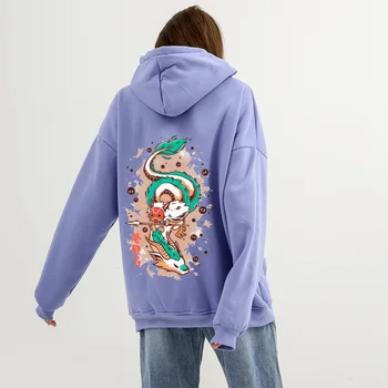 Dragon Hoodie Japonský Streetwear Harajuku Nadrozmerné Mikina Jeseň Zima S Dlhým Rukávom S Kapucňou Plus Veľkosť Kpop Módne Oblečenie