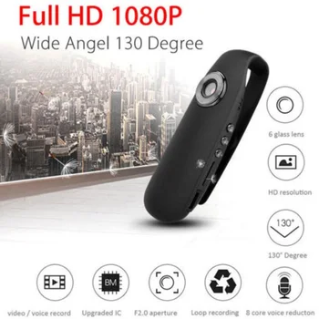 HD 1080P Mini Kamera 130 stupeň Videokamera detekcia Pohybu, WIFI, Kamera, Nočné Videnie, Senzor Záznamník, USB Elektroniky Videokamery
