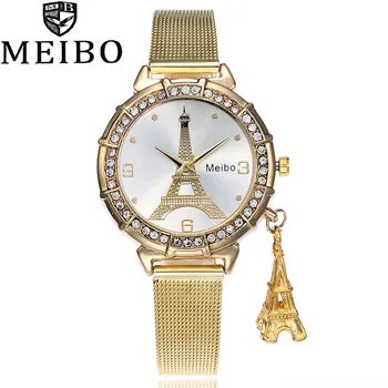 2019 nevýbušnom quartz hodinky vodotesné skladacia spona z nerezovej ocele dámske hodinky značky luxusné hodinky Dropshipping
